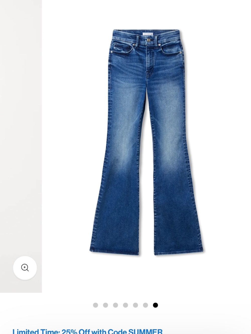 Good American Always Fits Good Petite Flare Jeans